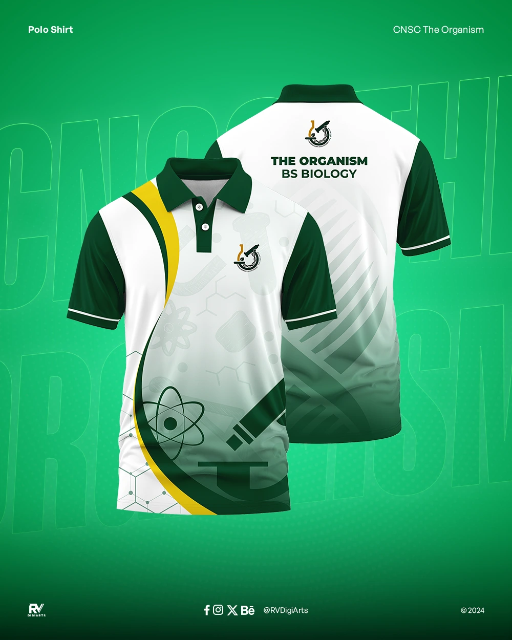 CNSC Organism Official Polo Shirt