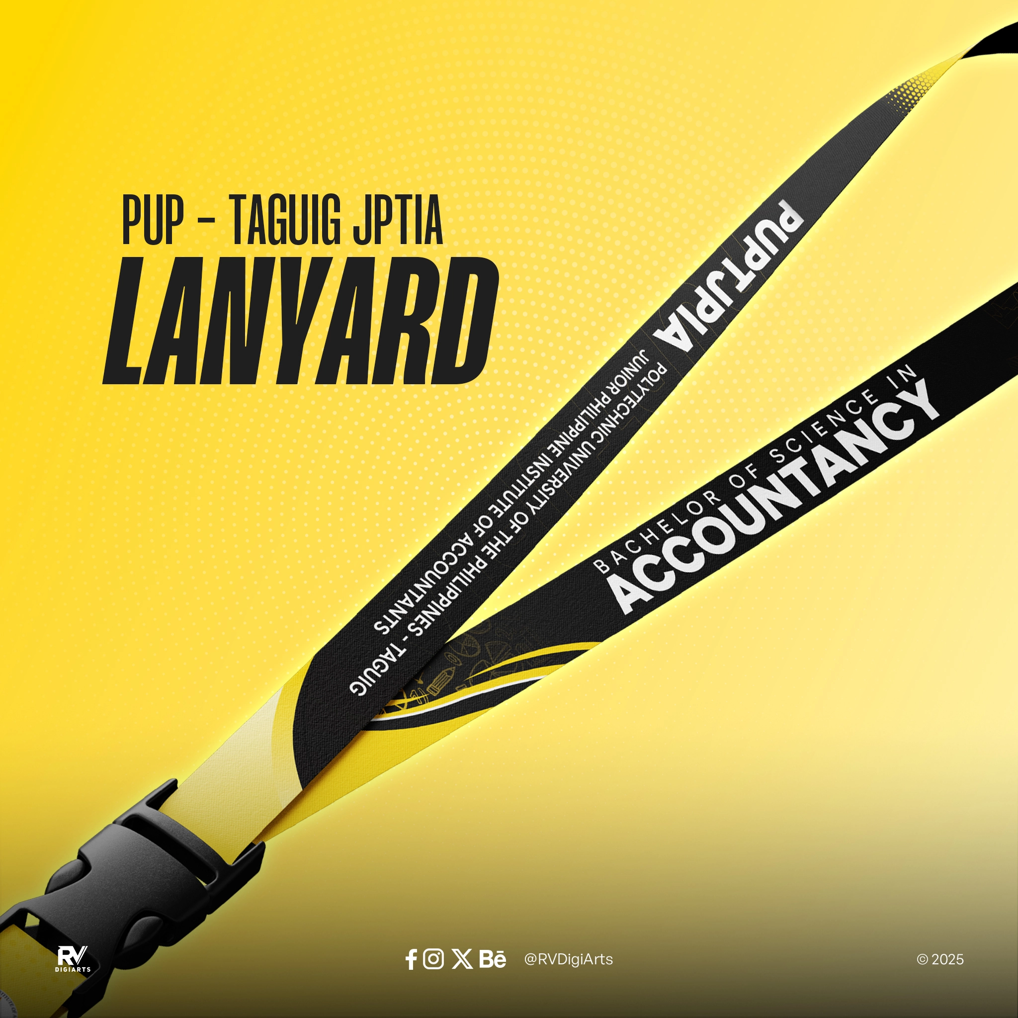 PUP Taguig JPTIA Official Lanyard